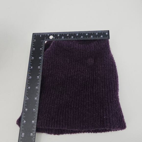 Harley of Scotland Purple Merino Wool Blend Beanie Hat OS Ski Winterwear NEW main image 4